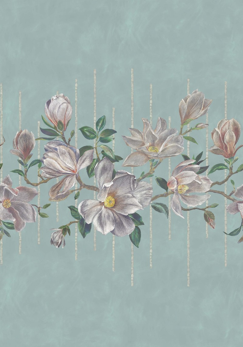Afbeeldingen van Magnolia Frieze - W7338-02