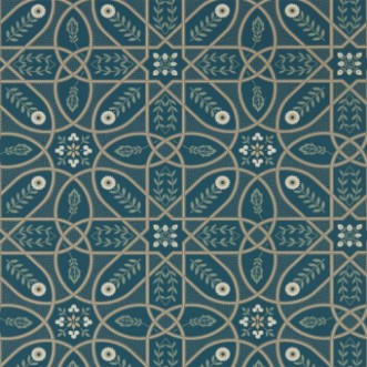 Image de Brophy Trellis Deep Teal - 216699