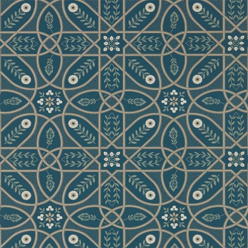 Picture of Brophy Trellis Deep Teal - 216699