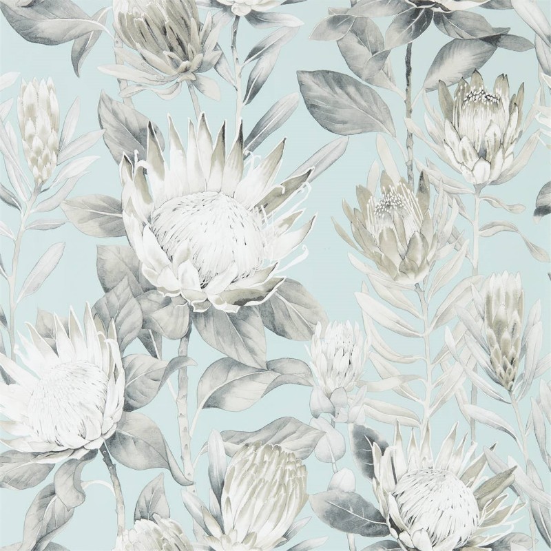 Picture of King Protea Aqua/Linen - 216645