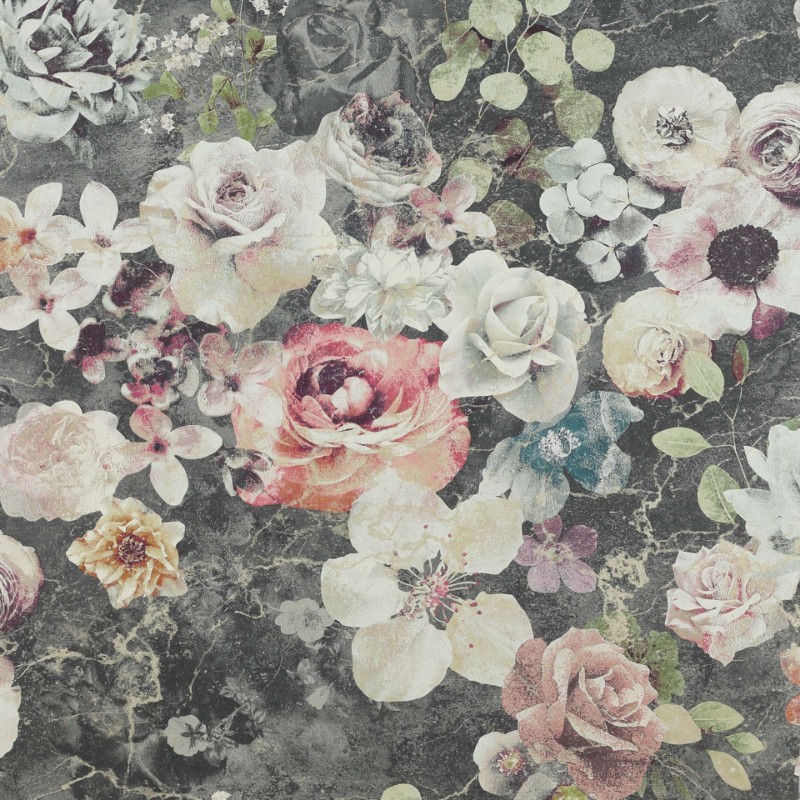 Image de Marble Rose Charcoal - J8004-01