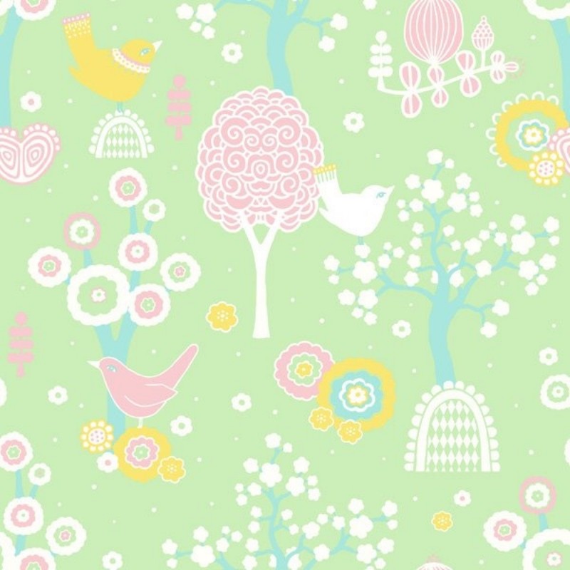 Picture of KÖRSBÄRSDALEN GRÖN - 102-03