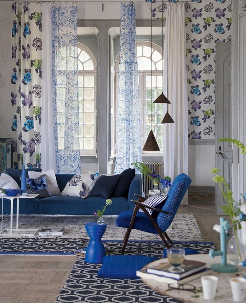 Afbeeldingen van Pavonia - Cobalt - P601/03