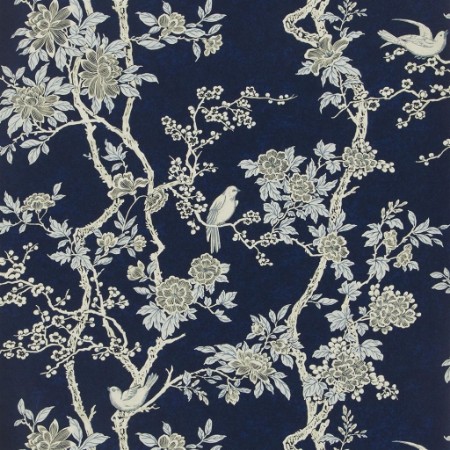 Image de Marlowe Floral Prussian Blue - PRL048/04