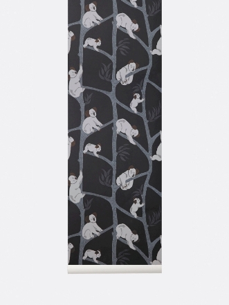 Bild på Koala Wallpaper - Dark Green - 100238-408