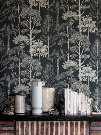 Bild på Trees - Petrol - 100237-676