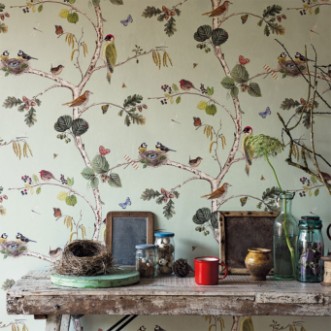 Picture of Woodland Chorus Sky Blue/Multi - DWOW215706