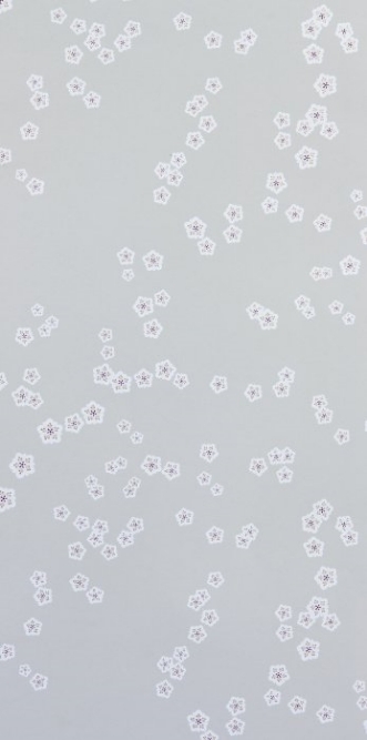 Picture of Falling Flowers Grey - WP1048