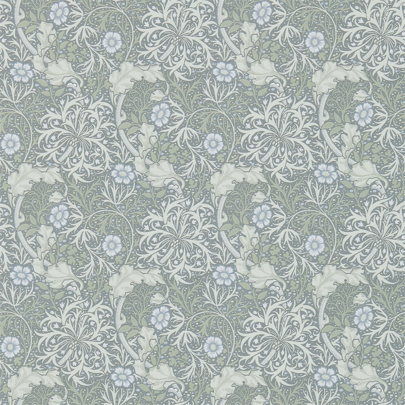 Seaweed Silver/Ecru - DM3W214715 wallpaper William Morris