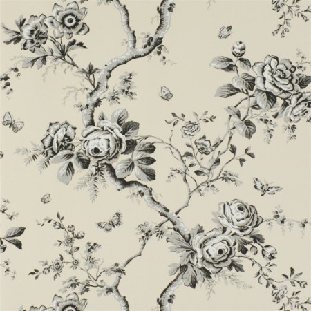 Image de Ashfield Floral Etched Black - PRL027/03