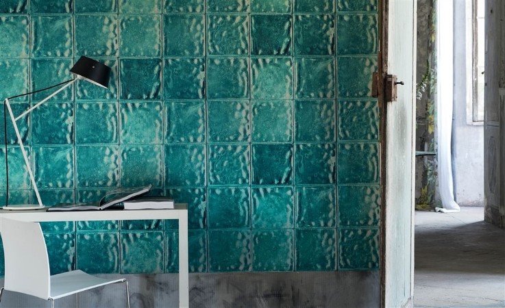 Picture of Aquarelle - Turquoise - PDG646/02