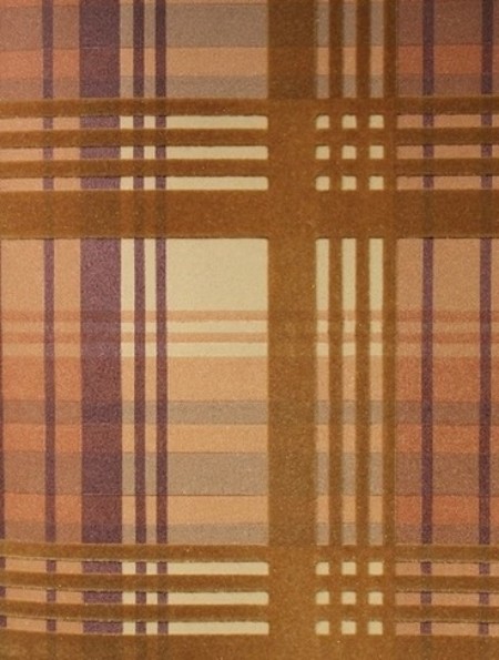 Picture of Modern Tartan Flock Copper/Gold - FG063-M23