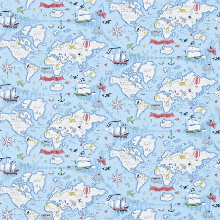 Image de Treasure Map Sea Blue - 214038