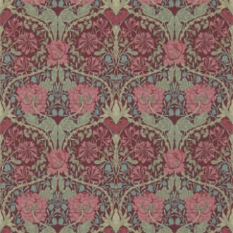 Picture of Honeysuckle & Tulip Burgundy/Sage - DM3W214703