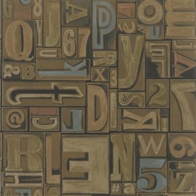 Bild på COPELEY LETTERPRESS FRUITWOOD - PRL5007/01