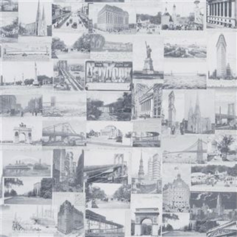 Bild på NEW YORK POSTCARD LIGHT GREY - PRL5000/05