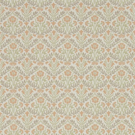 Image de Morris Bellflowers Saffron/Olive - 216438