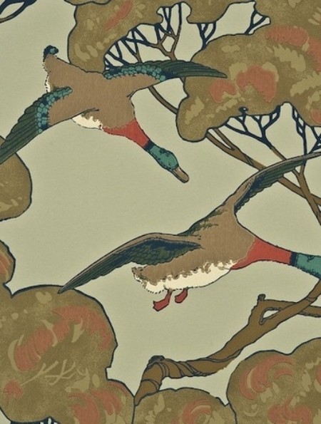 Picture of Flying Ducks Sky/Moss - FG066H22