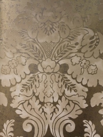 Afbeeldingen van Fresco Damask Mole/Pewter - FG055-A128