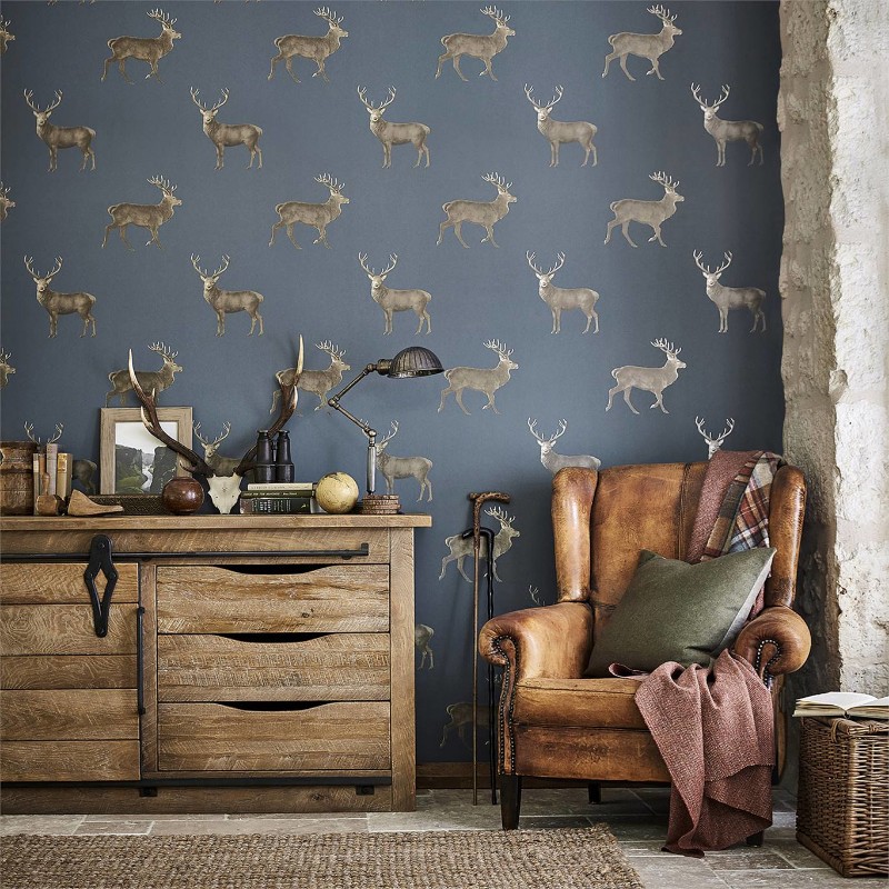 Picture of Evesham Deer Indigo - DYSI216620