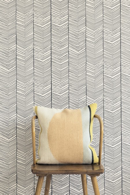 Picture of Herringbone Wallpaper - 167