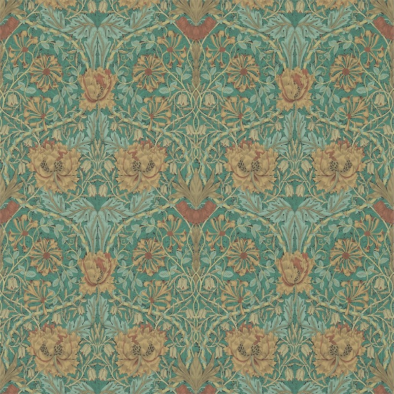 Bild på Honeysuckle & Tulip Emerald/Russet - DM3W214704