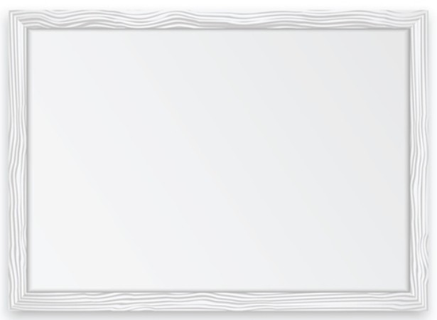 Fototapet från egen bild: tom ram