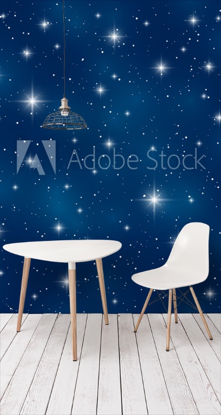 Afbeeldingen van Seamless pattern with shiny stars 