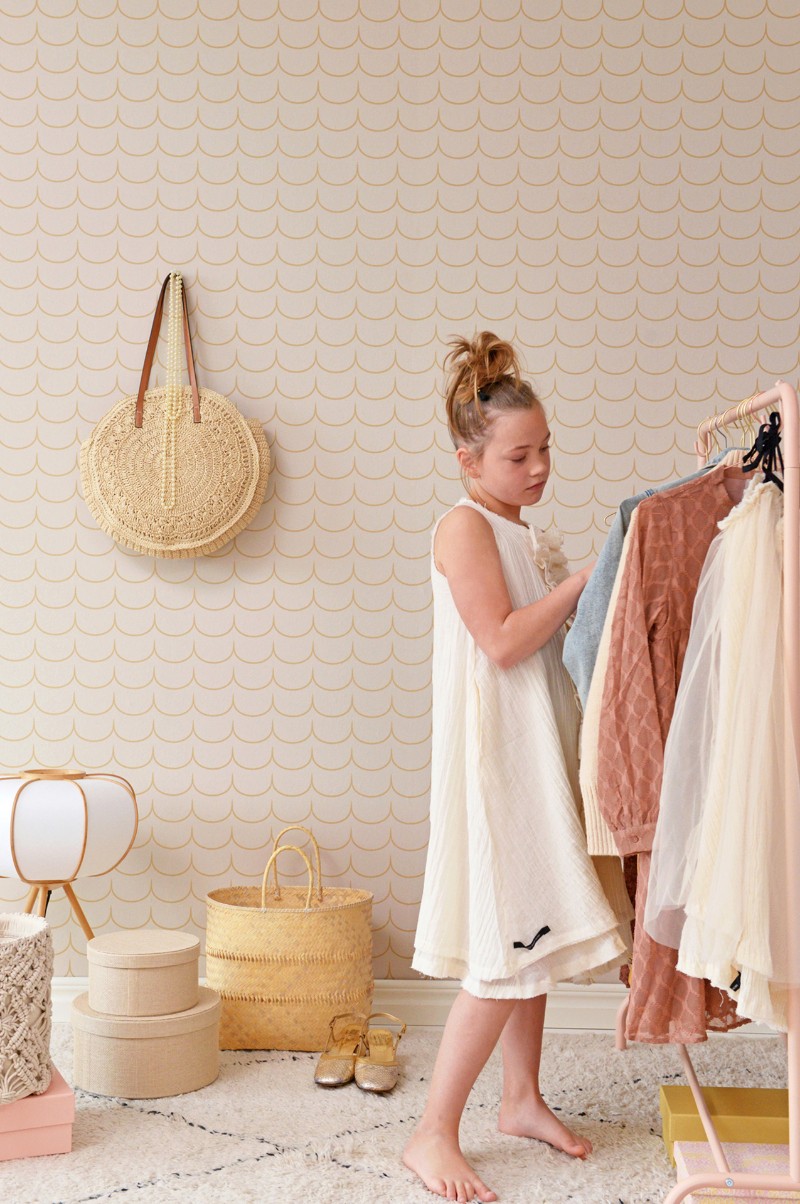 Image de DROP CURTAIN GREIGE GOLDEN BROWN - 137-01