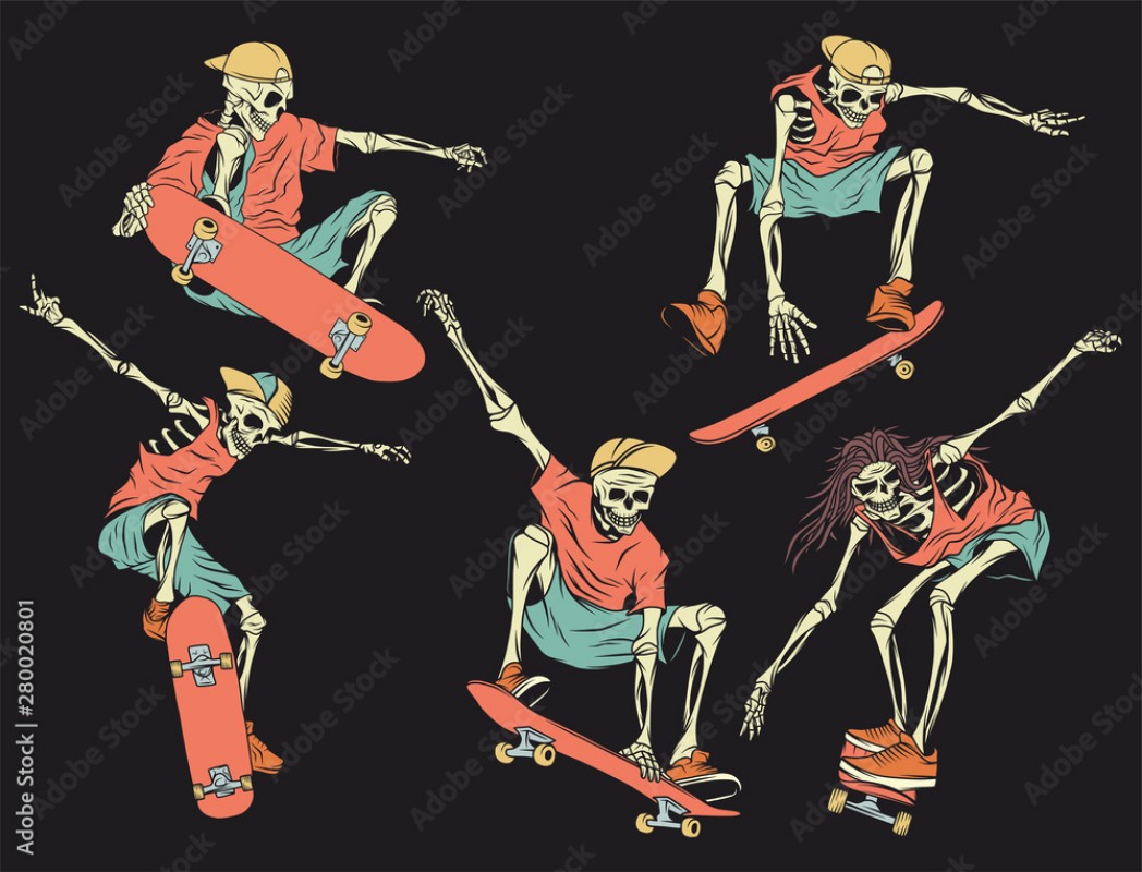 Image de Skating Skeletons