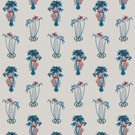 Bild på Jungle Palms Blue - W010101