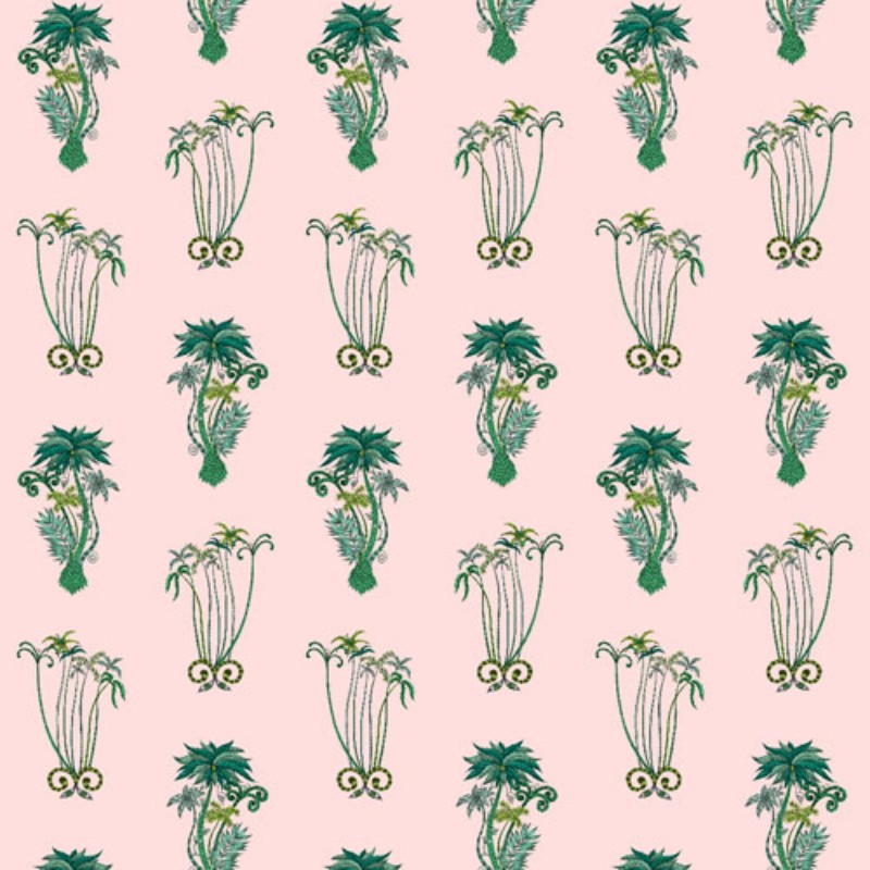 Bild på Jungle Palms Pink - W010104