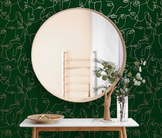 Picture of Linear Visage Green/Gold - 91270