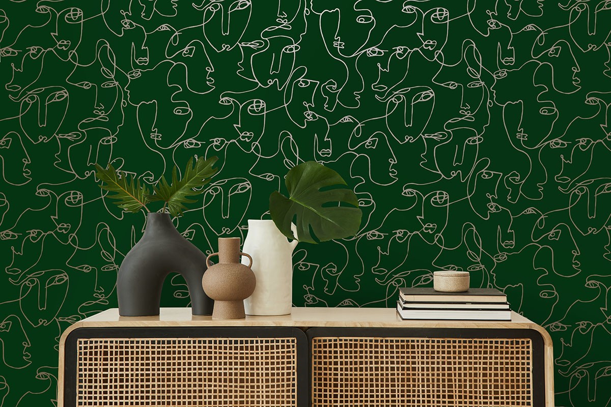 Picture of Linear Visage Green/Gold - 91270