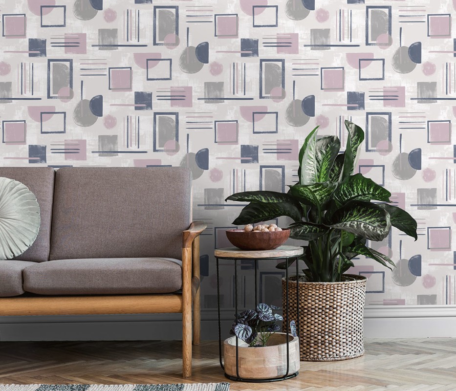 Picture of Nordic Geo Pink - 91332