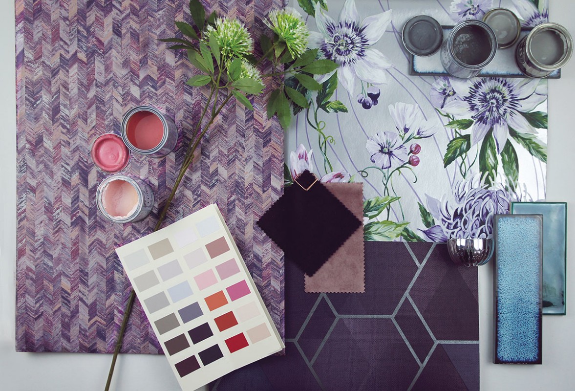 Afbeeldingen van Saram Texture Berry - 91293