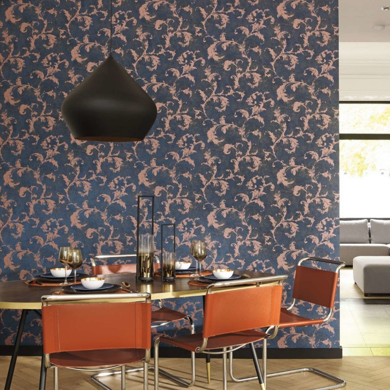 Picture of Montsegur Arabesques Bleu Ancre - MTSE80796475