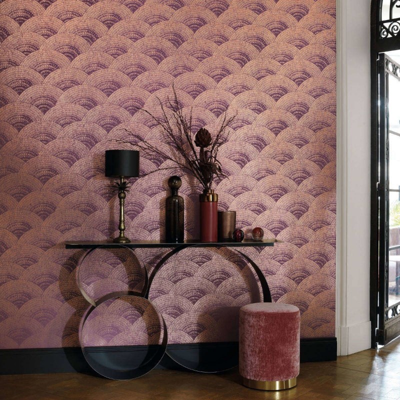 Bild på Oxford Eventail Foilcouleur Bordeaux/Rose Gold - OXFD84094525