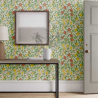 Picture of Fruit Leaf Green/Madder - 217086