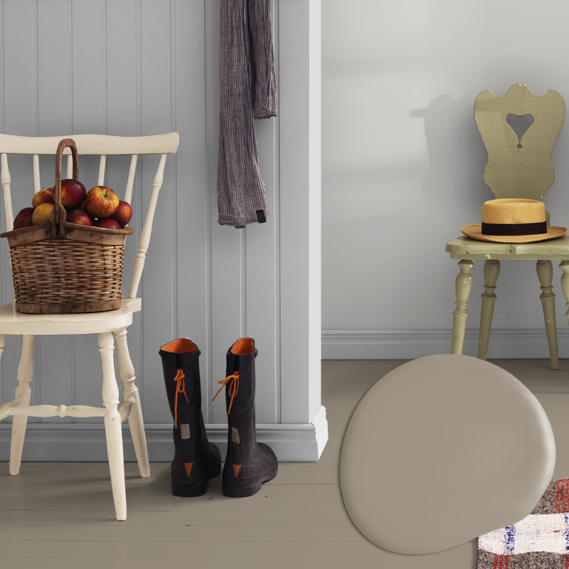 Picture of Gulvmaling - Farge W78 Blek bark