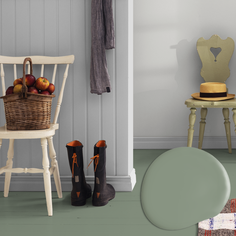 Bild på Golvfärg - Kulör W79 Tulpanblad