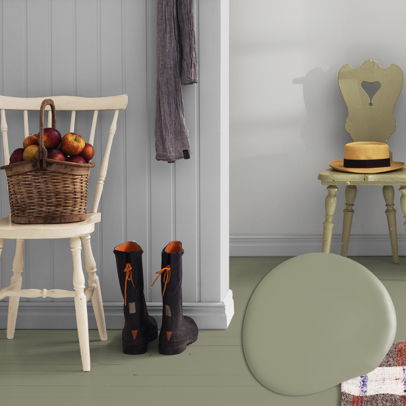 Image de Peinture pour sol - Couleur W80 Lagerblad