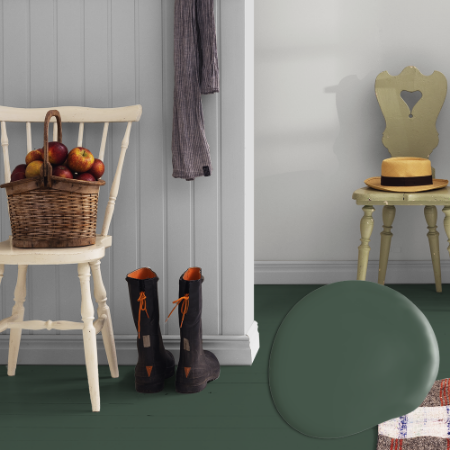 Image de Golvfärg - Kulör W118 Tallbarr