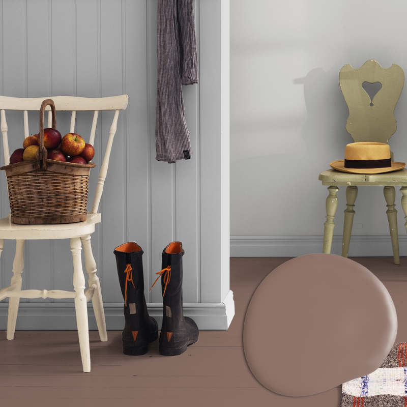 Afbeeldingen van Vloer verf - Kleur W120 Mullvad