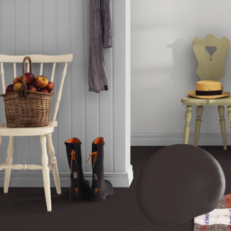 Image de Golvfärg - Kulör W124 Mörk choklad