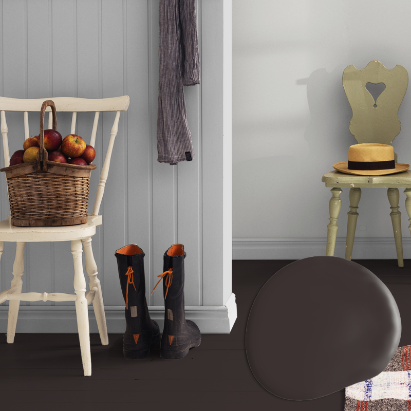 Picture of Gulvmaling - Farge W124 Mörk choklad