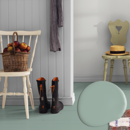 Image de Golvfärg - Kulör W125 Jade grön