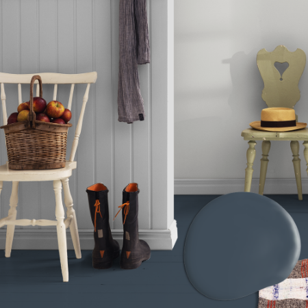 Image de Golvfärg - Kulör W126 Midnattsblå