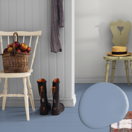 Image de Golvfärg - Kulör W142 Blåfink