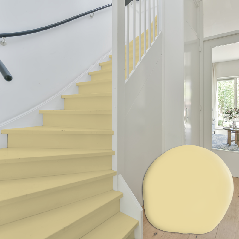 Bild på Trappfärg - Kulör W19 Vårsol